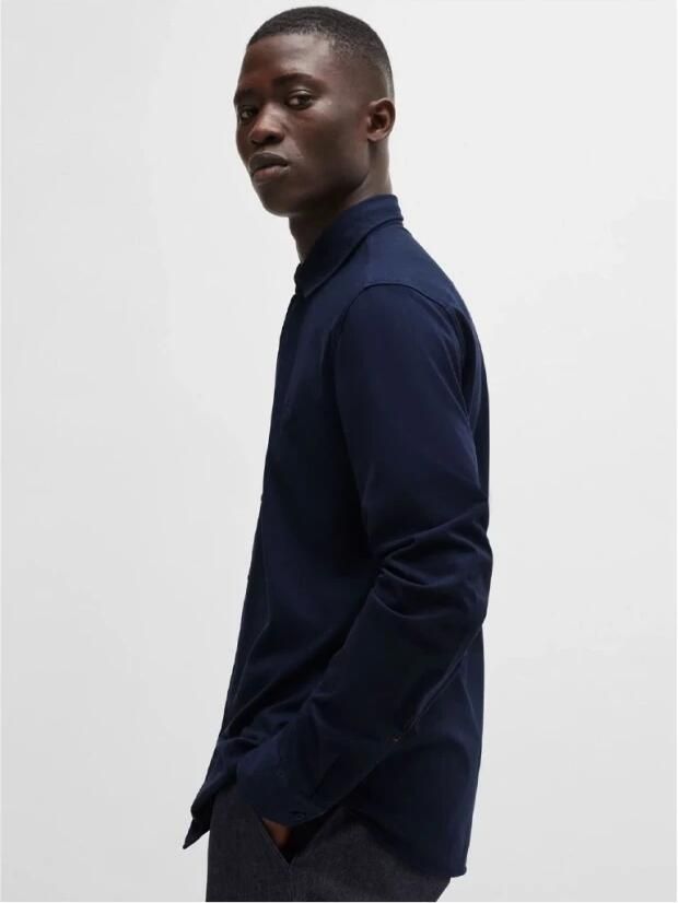 Boss Orange Regular fit vrijetijdsoverhemd met kentkraag model 'Mysoft' - Foto 5