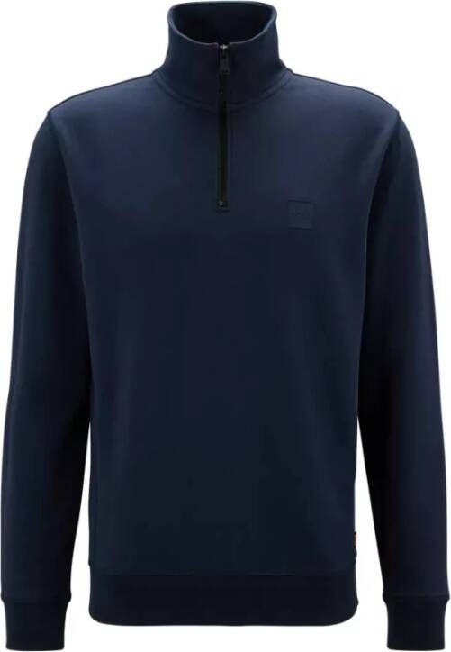 Boss Orange Sweatshirt Blauw Heren