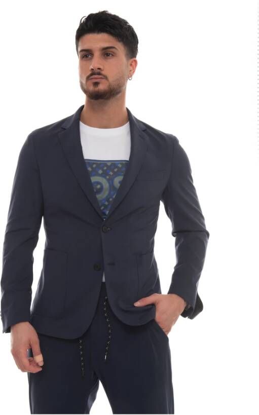 Boss P-Hanry Jacket with 2 buttons Blauw Heren