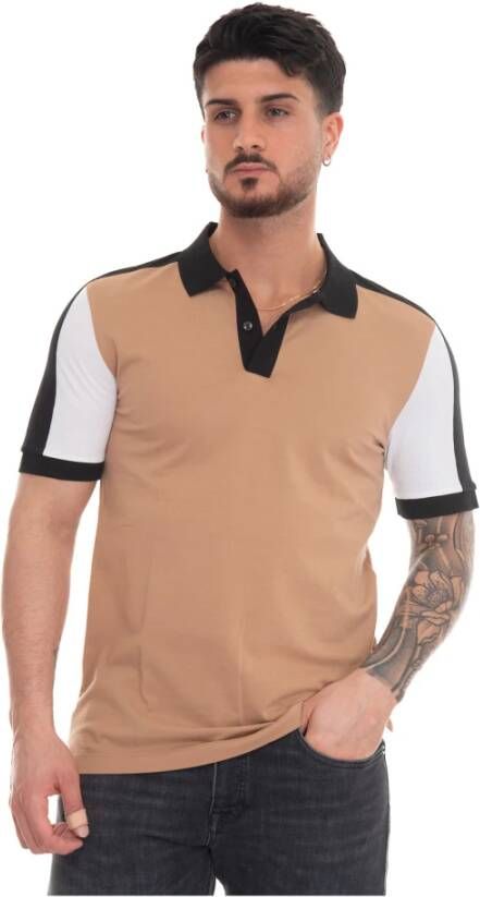 Boss Phillipson111 short sleeve polo shirt Beige Heren