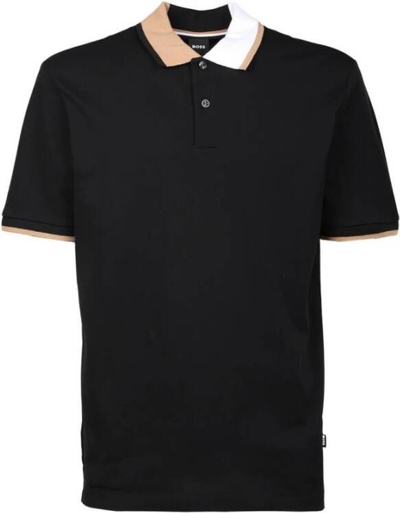 Hugo Boss Polo Shirts Zwart Heren