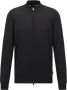 Boss Regular Fit Cardigan made of new wool Zwart Heren - Thumbnail 1