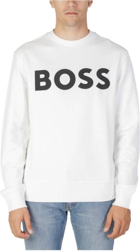 Boss Sweatshirts & Hoodies Wit Heren