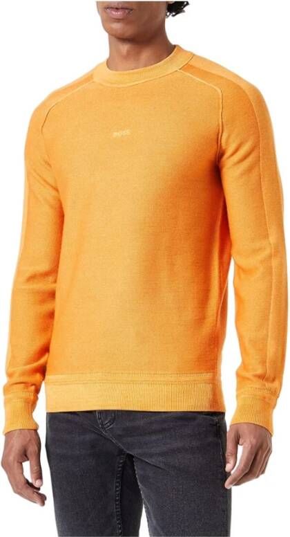 Boss Sweatshirts Oranje Heren
