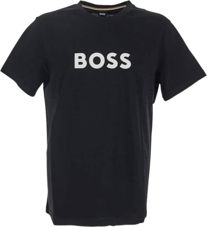 Boss T-shirts Zwart Heren