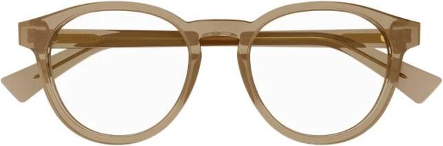 Bottega Veneta Stijlvolle Bril Brown Unisex