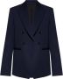 Bottega Veneta Blazer met piek revers Blauw Dames - Thumbnail 1