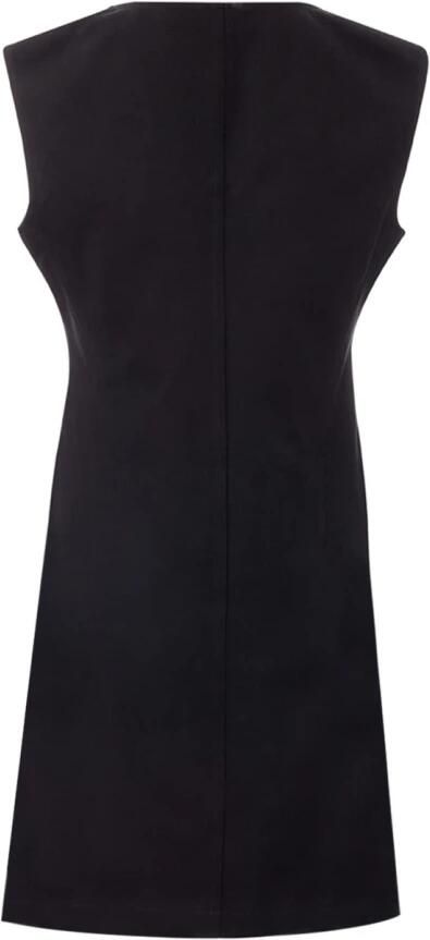 Bottega Veneta Mouwloze jurk van geborsteld katoen Black Dames - Foto 5