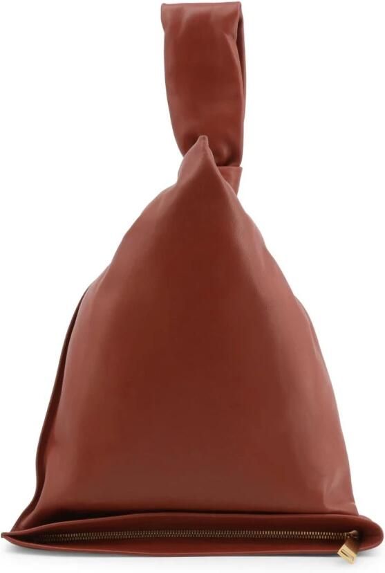 Bottega Veneta Stijlvolle Knoop Handtas Brown Dames