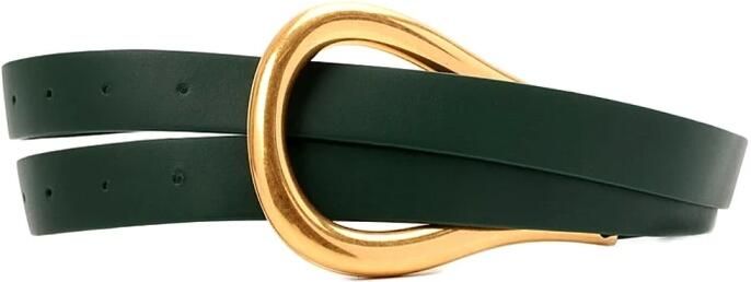 Bottega Veneta Stijlvolle leren riem voor mannen Green Dames