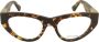Bottega Veneta Stijlvolle brilmonturen in Havana kleur Multicolor Unisex - Thumbnail 1