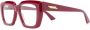 Bottega Veneta Vierkante acetaat zonnebril met gedurfde gedefinieerde lijnen Brown Unisex - Thumbnail 1