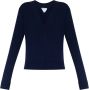 Bottega Veneta Cashmere sweater Blauw Dames - Thumbnail 1