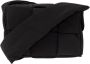 Bottega Veneta Zwarte Intreccio Kleine Gevoerde Tas Black Heren - Thumbnail 1