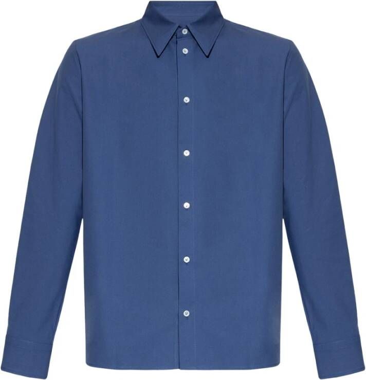 Bottega Veneta Cotton shirt Blauw Heren