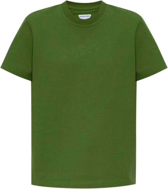 Bottega Veneta Cotton T-shirt Groen Dames