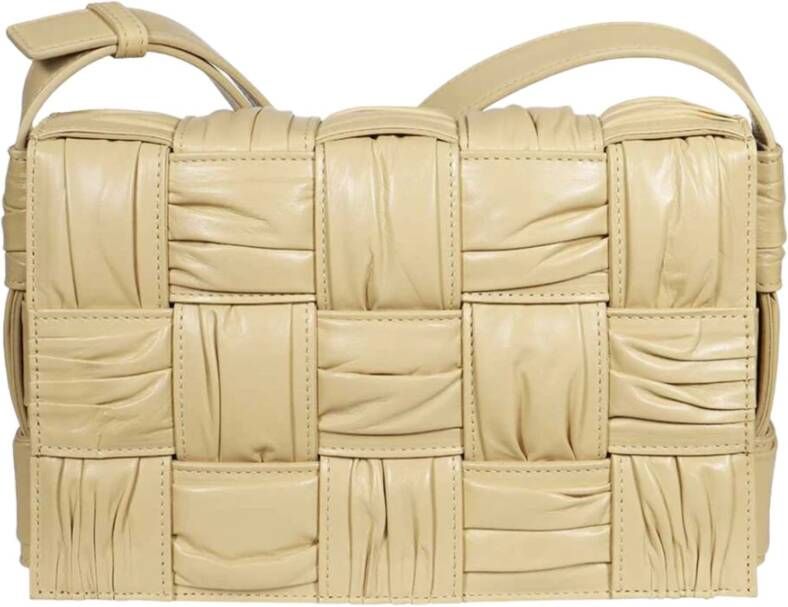 Bottega Veneta Cross Body Bags Beige Dames