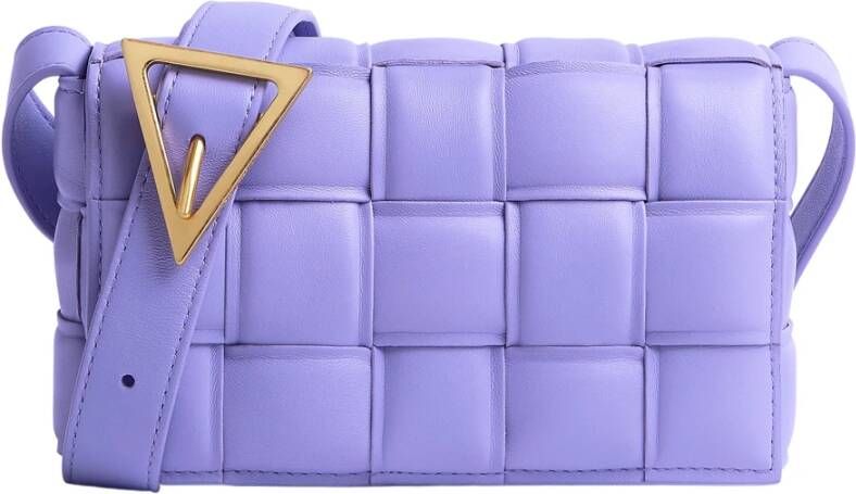 Bottega Veneta Cross Body Bags Purple Dames