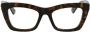 Bottega Veneta Onregelmatige acetaatbrilmontuur model Bv1215O Multicolor Unisex - Thumbnail 3