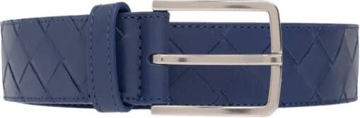 Bottega Veneta Intrecciato belt Blauw Heren