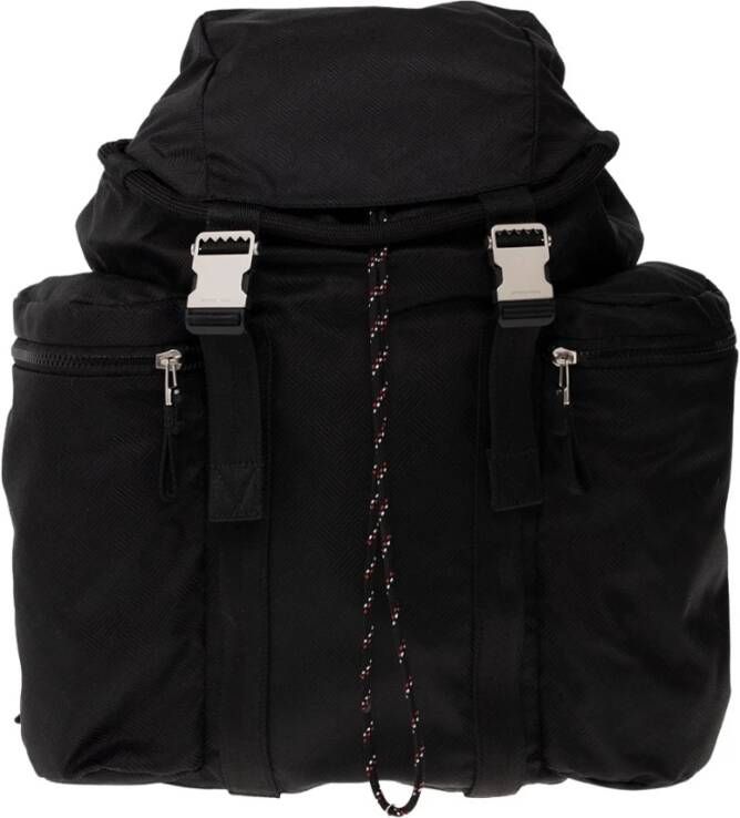 Bottega Veneta Jacquard backpack Zwart Heren