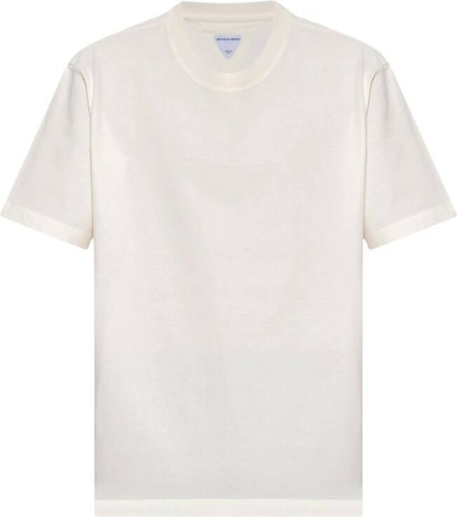 Bottega Veneta Katoenen T-shirt White Heren