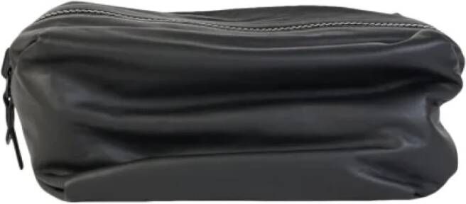 Bottega Veneta Leather clutches Zwart Dames
