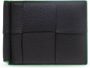 Bottega Veneta Leren opvouwbare portemonnee Zwart Heren - Thumbnail 1