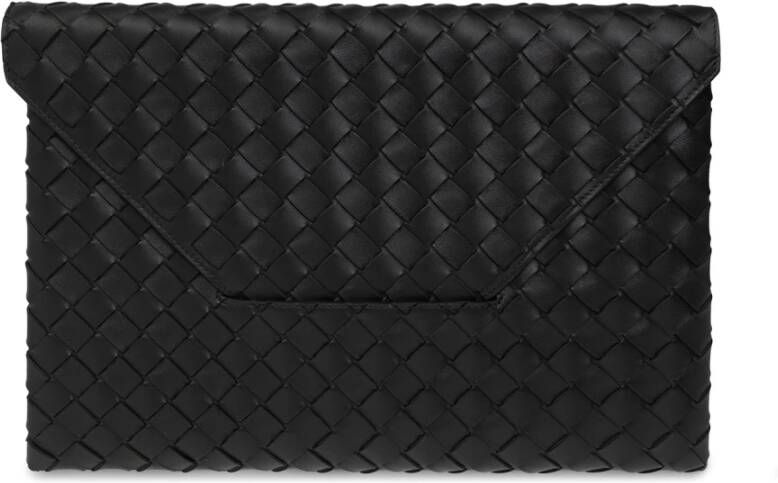 Bottega Veneta Origami Large clutch Zwart Dames
