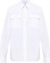 Bottega Veneta Overhemd met zakken White Heren - Thumbnail 1