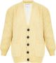 Bottega Veneta Oversized vest Yellow Dames - Thumbnail 1