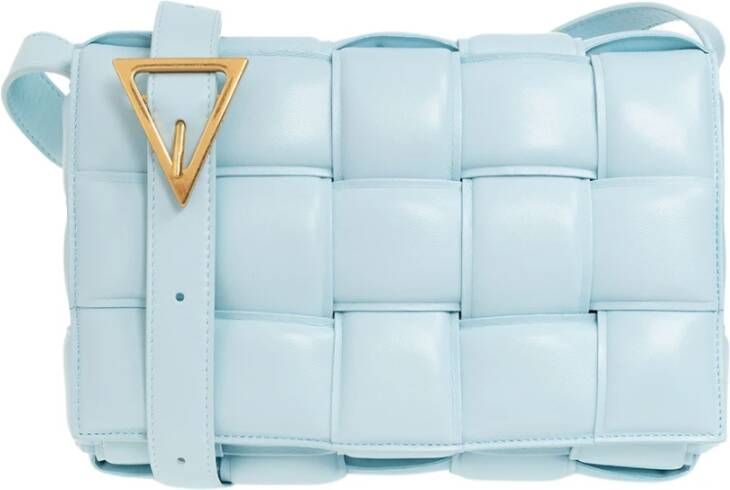 Bottega Veneta Padded Cassette Small shoulder bag Blauw Dames