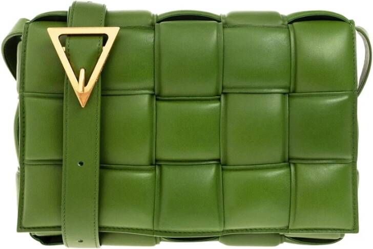 Bottega Veneta Padded Cassette Small shoulder bag Green Dames