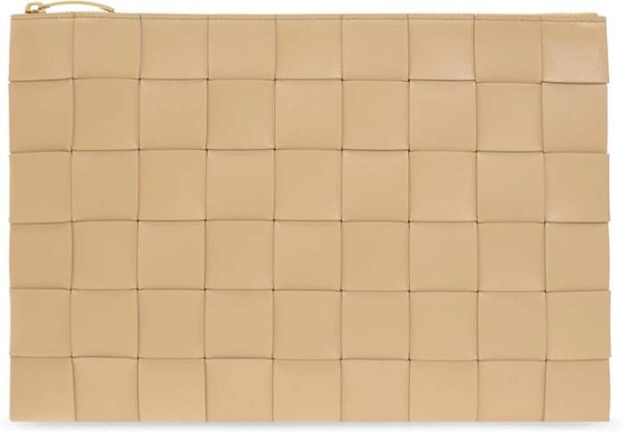 Bottega Veneta Clutch Tasclutch Beige Dames