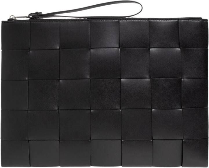 Bottega Veneta Pouch Large handbag Zwart Heren