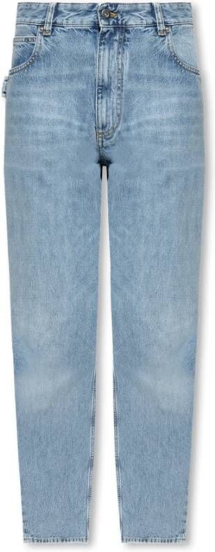 Bottega Veneta Ruimvallende jeans Blauw Dames