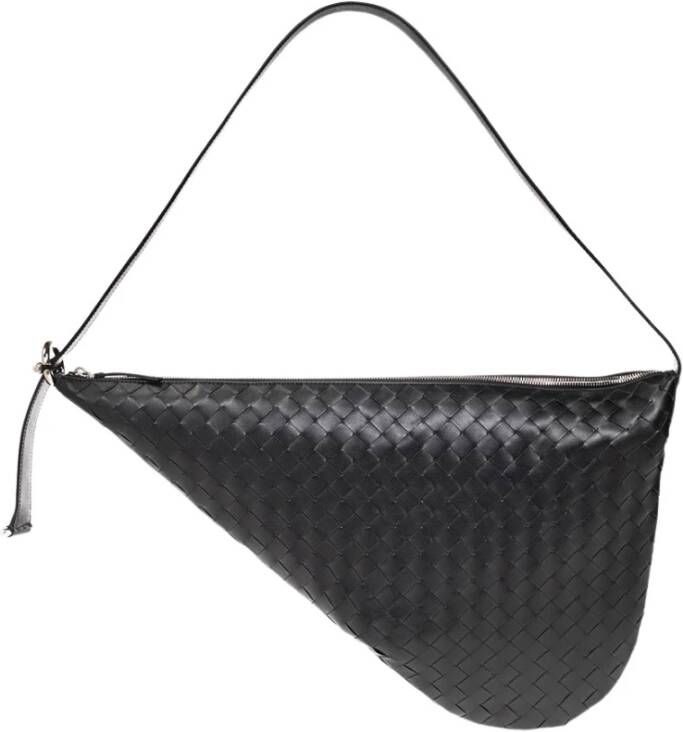 Bottega Veneta Schoudertas Black Unisex