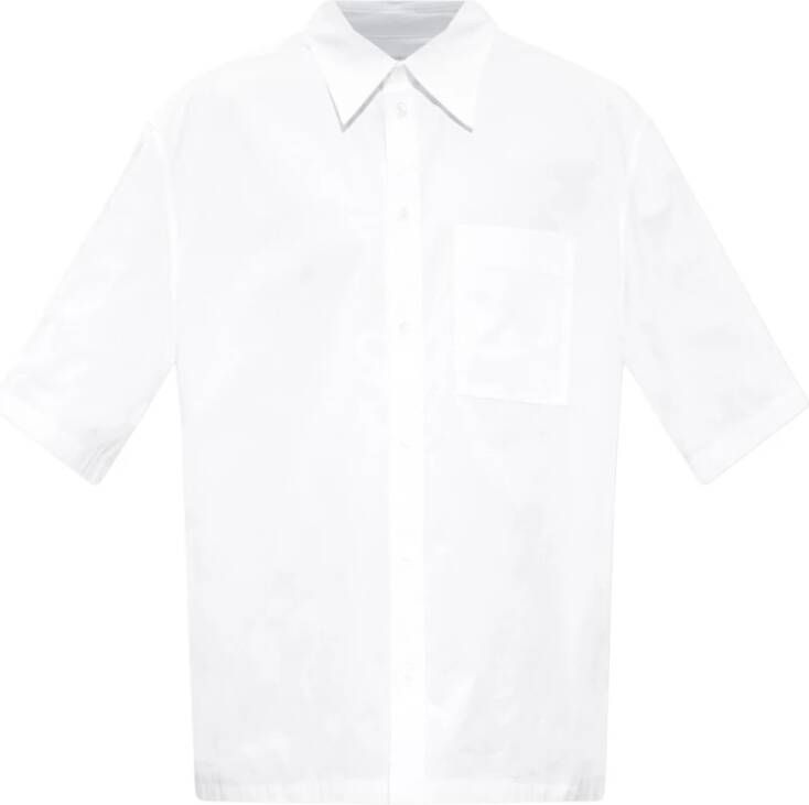 Bottega Veneta Shirt with short sleeves Wit Heren