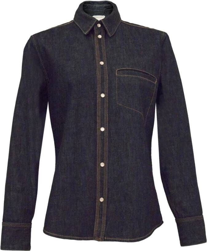 Bottega Veneta Shirts Blauw Dames