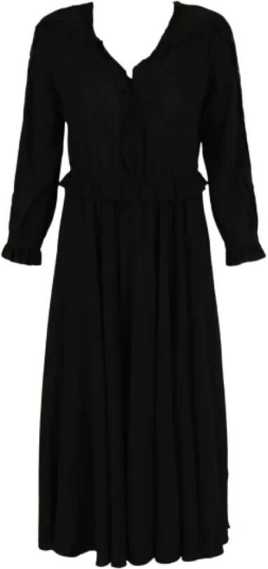 Bottega Veneta Silk dresses Zwart Dames