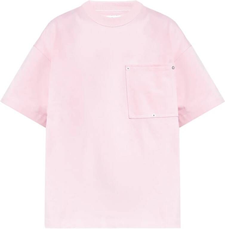 Bottega Veneta T-shirt met zak Roze Dames