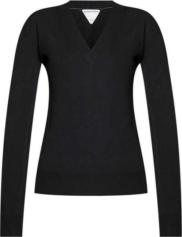 Bottega Veneta V-neck sweater Zwart Dames