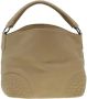 Bottega Veneta Vintage Beige Leren Bottega Veneta Intrecciato Tas Beige Dames - Thumbnail 1