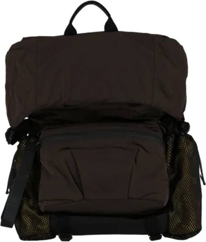Bottega Veneta Vintage Bottega Veneta Bruine Synthetische Rugzak Bruin Dames