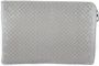 Bottega Veneta Vintage Grijze Intrecciato Leren Clutch Grijs Dames - Thumbnail 1