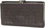 Bottega Veneta Vintage Intrecciato Leren Portemonnee Bruin Dames - Thumbnail 1