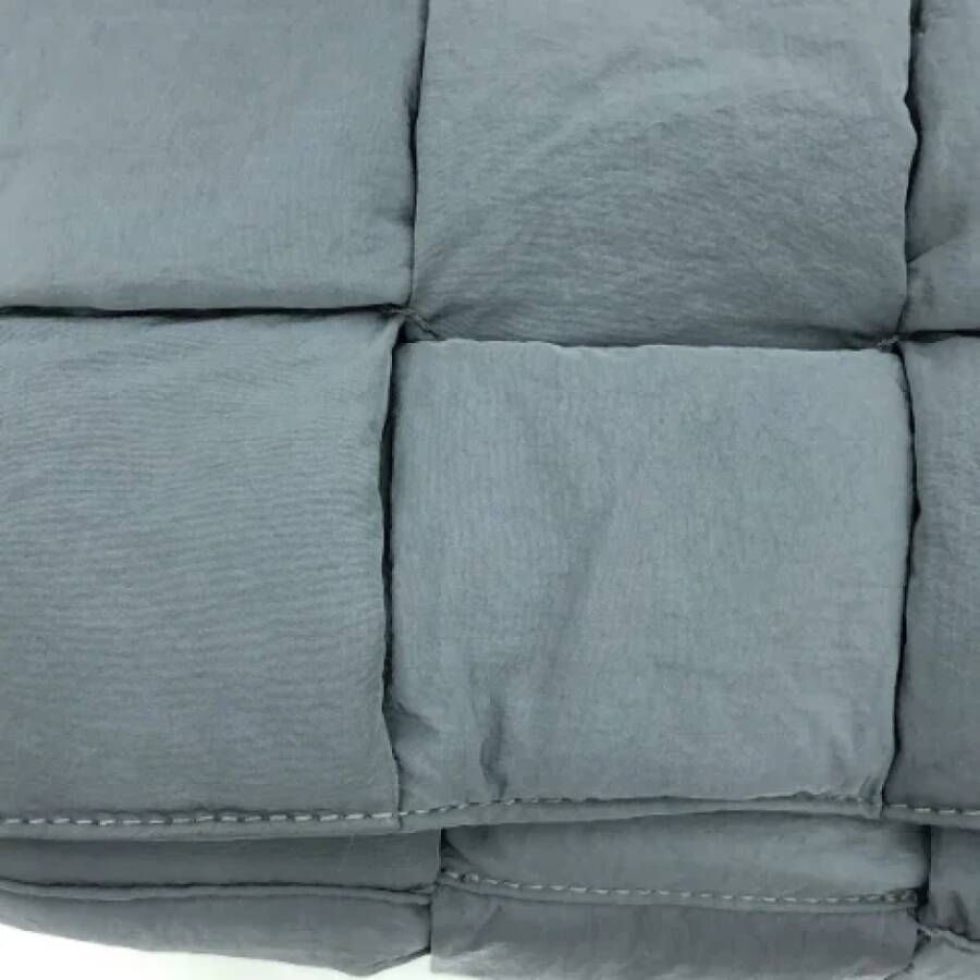 Bottega Veneta Vintage Pre-owned Canvas shoulder-bags Grijs Dames