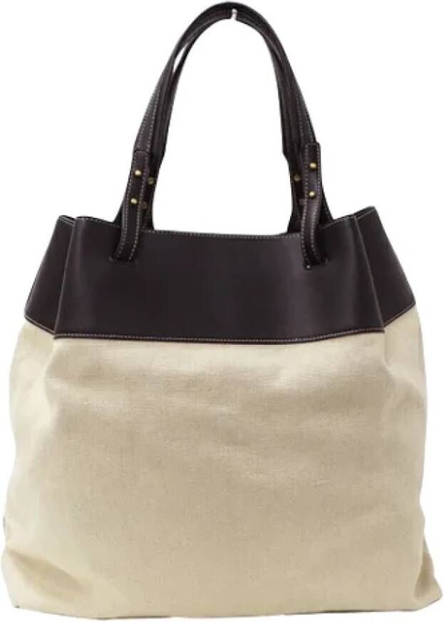 Bottega Veneta Vintage Pre-owned Canvas totes Zwart Dames