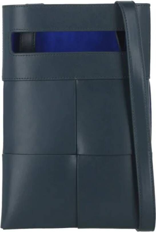 Bottega Veneta Vintage Pre-owned Cross Body Bags Blauw Dames