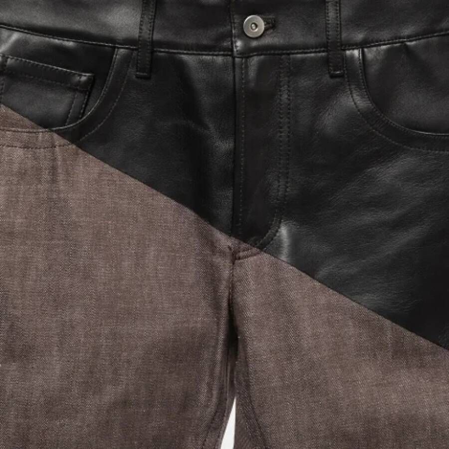 Bottega Veneta Vintage Pre-owned Fabric jeans Bruin Dames